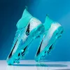 Homens sapatos de futebol crianças botas de futebol feminino profissional chuteiras antiderrapante chaussure tf/fg ao ar livre sapatos de futebol atlético 240111