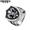 Designer CH Cross Chromes Brand Ring for Men Unisex Titanium Steel Flower Pattern Couple Men's Hand Jewelry Heart Fashion Classic Rings Lover Gifts 40MT