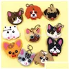 Jouets de doigts Creative Cartoon Expression Key Cap Sile Porte-clés Ensemble de protection PVC Caoutchouc souple Petit cadeau D15 Drop Livraison Cadeaux Nove Dh5Ie