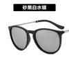 Designer-Sonnenbrillen, Trend-Sonnenbrillen, modische Sonnenbrillen, Netzrot, halbmetallische Kröte, runde Sonnenbrille Y3HF