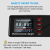 Chargers 100W Multi USB Charger Hub Snabbladdning 3 Typ C PD Fast Charger Wireless Charger USB Charging Station för iPhone 13 12 X Xiaomi