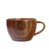 Tasses 1pcsCreative Naturel Bois Massif Rétro Tasse À Thé Style Japonais Jujube En Bois Eau Graisse Corps Café Avec Poignée