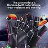 Футбольные перчатки для детей, футбольный вратарь, нескользящая спортивная ручка, отличная защита пальцев, вратарь 240111