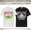 23SS Rhude Mens T Shirt Högkvalitativ Tess Designer Casual mode Kort ärm Europe Amerika män kvinnor runt hals tshirts oss märke kläder436645