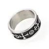 Designer CH Cross Chromes Brand Ring for Men Unisex Retro Trendy Black Diamond Men's Fashion High-end Heart Jewelry Classic Rings Lover Gifts New 2024 AMQA