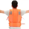 Lightweight Adult Nylon Foam Swimming Size with SOS Sport Durable Water Life Jacket Supplies Adjustable Life Whistle Jacket Vest 240111