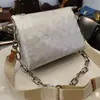 Bolso de diseñador COUSSIN Bolso cruzado Bolso de hombro para mujer Bolso de mensajero Bolso de primo a la moda para mujer Monedero con cadena Bolso de lujo Vagabundo