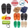 Designer Casual Platform Slides tofflor Män Kvinna Anti Slip slitstarkt lätt vikt Andningsbara lågklippta mjuka sulor Sandaler Flat tofflor