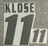 2002 11 Klose Nameet 13バラック印刷DIYカスタマイズ任意の名前番号鉄転送バッジ9235637