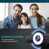 Webcams 60fps 1080p HD Webcam Autofocus Akışı Web Kamerası Emeet C970L PC/Zoom/Skype/Tiktok/Macl240105 için halka ışığı ile