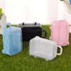 200PCS Clear Mini Rolling Travel Suitcase Favor Box Wedding Favors Party Reception Candy Package Baby Shower FREE SHIPPING SN