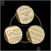 Arts And Crafts 5Pcs Uk London Replica Fine Gold 999 1 Ounce Troy Johnson Matthey Craft Assayer Refiners Barcoin Collectible2258936 Dhsvk