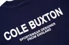 T-shirt da donna per uomo Cole C Buxton Estate Primavera Allentata Casual T-shirt hip hop Uomo Donna Slogan classico di alta qualità Stampa Top Tee con etichetta