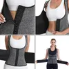 Cintura apoio trainer colete para mulheres cincher espartilho fajas triplo cintos tanque superior zíper suor corpo shaper respirável elástico