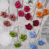Simulation de fleur de mariage, Rose de jardin à trois têtes, Rose de montagne de neige, décoration de mariage, Arrangement de photographie XKL