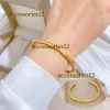 Bracelet 2024 Bracelet de créateur Bracelet en acier titane de luxe pour hommes et femmes plaqué 18 carats mode populaire ne se décolore pas bracelet tendance accessoires en acier inoxydable