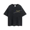 Мужские дизайнерские галереи футболка роскошная бренда винтаж ретро вымытые T Рубашки мужские женские женские короткие рукавы летние футболки хип-хоп уличная одежда