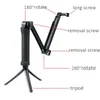 Monopods selfie sopa ayarlanabilir çubuk tutma kolu selfie sopa monopod kamera tripod Go Pro için gopro 3 için gopro 3 için 1 3 yol