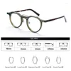 Okulary przeciwsłoneczne ramy okulary octanu okulary optyczne mężczyźni vintage recepty okulary okulary damskie retro okrągłe okulary okulary