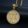 2024 Скорпион Овен 12 Созвездие кулон ожерелье золотой цвет 14-каратного желтого золота цепочка для мужчин женщин ювелирные изделия зодиака подарок на день рождения