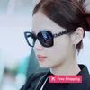 Lunettes de soleil designer ch Xiaoxiangjia 5422 Star Tiktok Same lunettes de soleil Fashion Rectangular Lettre de jambe de soleil