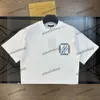 Xinxinbuy 2024 Erkekler Tasarımcı Tee T Shirt Çiçek Mektubu Baskı 1854 Kadın Siyah Beyaz Blue Red XS-XL