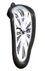 Bloc créatif horloge numérique rétro distorsion horloge irrégulière flexion horloge murale 9207954