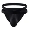 Slip Gays Slips Sexy Hommes U Convex Pouch Sous-Vêtements Nylon Élastique Jockstrap Couleur Unie Séchage Rapide Respirant Soyeux Lisse Culotte