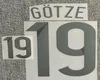 2014 19 GOTZE NAMESET PRINTION IRON ON ÖVERFÖRINGSBADGE01239130142