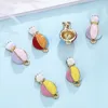 Charms 10pcs Y2k Fashion Colored Air Balloon Pendant Alloy Charm Design Jewelry Handmade Metal Decoration For Gifts