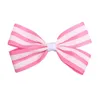 Vêtements pour chiens Couleurs de bonbons Petites pinces à cheveux Chat Papillon Arcs Épingles à cheveux Stripe Barrette Pet Puppy Fournitures de toilettage Accessoires