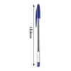 510 pièces 10mm stylos à bille bleu noir en plastique stylo à bille étudiant cadeau école fournitures de bureau longue durée écriture lisse 240111