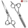 Titan 6 inch thinning cut style tool stainless steel hair scissors salon hairdressing 240110