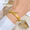 Bracelet 2024 Bracelet de créateur Bracelet en acier titane de luxe pour hommes et femmes plaqué 18 carats mode populaire ne se décolore pas bracelet tendance accessoires en acier inoxydable