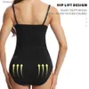 Cintura Barriga Shaper 1 PCS Bodysuit Shapewear para Mulheres Controle de Barriga V Neck Body Suits Tops Body Shaper Seamless Compression Thong Suspensórios Suporta Q240110