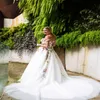Свадебное платье Fairy Boho с яркими цветами. Элегантное платье с открытыми плечами. Богемные свадебные платья в стиле Гэтсби.