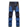 Men Hiking Camping Pants Wear Resistant Quick Dry Winter Waterproof Elastic Trousers Outdoor Man Trekking 240111