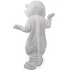 Costume de mascotte de chat blanc super mignon d'Halloween pour la fête de personnage de dessin animé, vente de mascotte, livraison gratuite, personnalisation du support