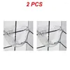 Caixas de armazenamento 2 PCS Puff Rack Transparente Durável Parede Secagem Punch-Free Caixa Cosmética Ovo de Páscoa