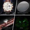 OLEVS кварцевые часы для мужчин с хронографом и датой Moonswatch 41 мм с большим циферблатом, водонепроницаемые мужские наручные часы с фазой Луны 240110