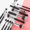 RANCAI 10/15pcs Professional Make-up Brushes Set Makeup Power Brush Make Up Beauty Tools Soft Synthetic Hair With Leather Case 240111