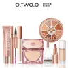 Setzt O.TWO. O Full Cosmetics Kit 9-teiliges Make-up-Set, Gesichtsgrundierung, Eyeliner, Mascara, Concealer, Gesichtspuder, mattierter Lippenstift, Make-up für Frauen