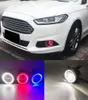 2 fonctions Auto LED DRL feux de jour voiture ange yeux antibrouillard feu de brouillard pour Ford Fusion Mondeo 2013 2014 2015 20166577648