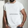 T-shirts voor heren Mode Zomer Witte Man T-shirt hipster T-shirts Harajuku Wit Casual T-shirt Tops Cloing Heren T-shirts Korte mouw Ephemeralew