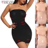 Taille Tummy Shaper Femmes Body Shaper Sans Bretelles Slips Complets pour Sous-Robes Contrôle Du Ventre Slips Jupes Minceur Full Shapewear Sous-Vêtements Sans Couture Q240110