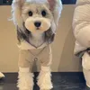 Hundebekleidung Herbst- und Winterkleidung, verdickter warmer Dharma Dou Schnauzer Bixiong Teddy Shiba Katzenpullovermantel