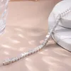 Passar no teste masculino feminino pulseira de diamante 925 prata esterlina 17 cm 18 cm 34CT piscando moissanite tênis pulseiras correntes para amigo para festa de casamento belo presente