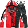 Ski Suit Men's Snowboarding Jacket Ski Pants Winter Outdoor Thermal Waterproof Windproof Snowboarding Suit 240111