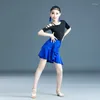 Scene Wear Children's Latin Dance Clothes Women's Competition Araction Clothing