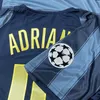 Vintage Classic In-M 04/05 UCL Shirt Jersey Kort ärmar Adriano Custom Name Number Patches Sponsor